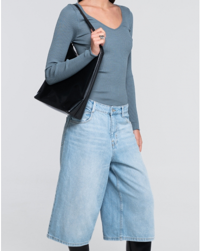 V Collar Undershir wool and silk Oscalito 3486 (Zucchero)