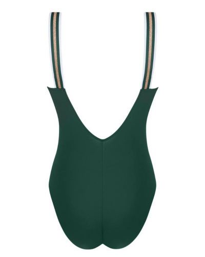 Maillot de bain une pièce maintien ouvert Lise Charmel Energie Nautique (Cyprès Nautique)