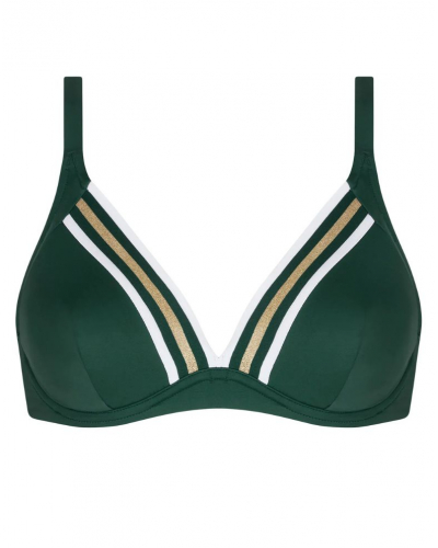 Soutien-gorge de bain armatures triangle Lise Charmel Energie Nautique (Cyprès Nautique)