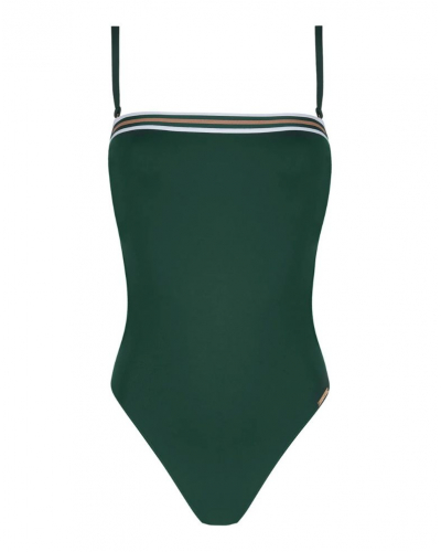 Traje de baño una pieza bandeau Lise Charmel Energie Nautique (Cyprès Nautique)