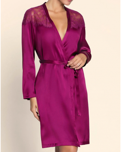 Silk negligee Lise Charmel Source Beauté (Source Amarante)