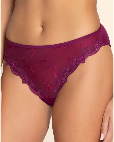 Slip fantaisie Lise Charmel Source Beauté (Source Amarante)