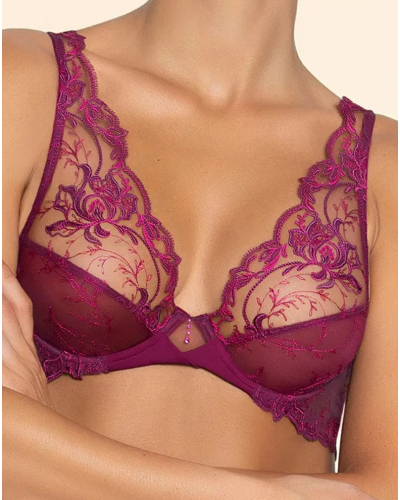 Sujetador glamuroso Lise Charmel Source Beauté (Source Amarante)