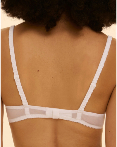 Soutien-gorge armatures décolleté plongeant Simone Pérèle Intrigue (Blanc)