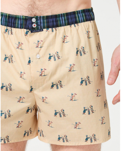 Suspensorio 100% algodón orgánico Arthur (Amarillo)