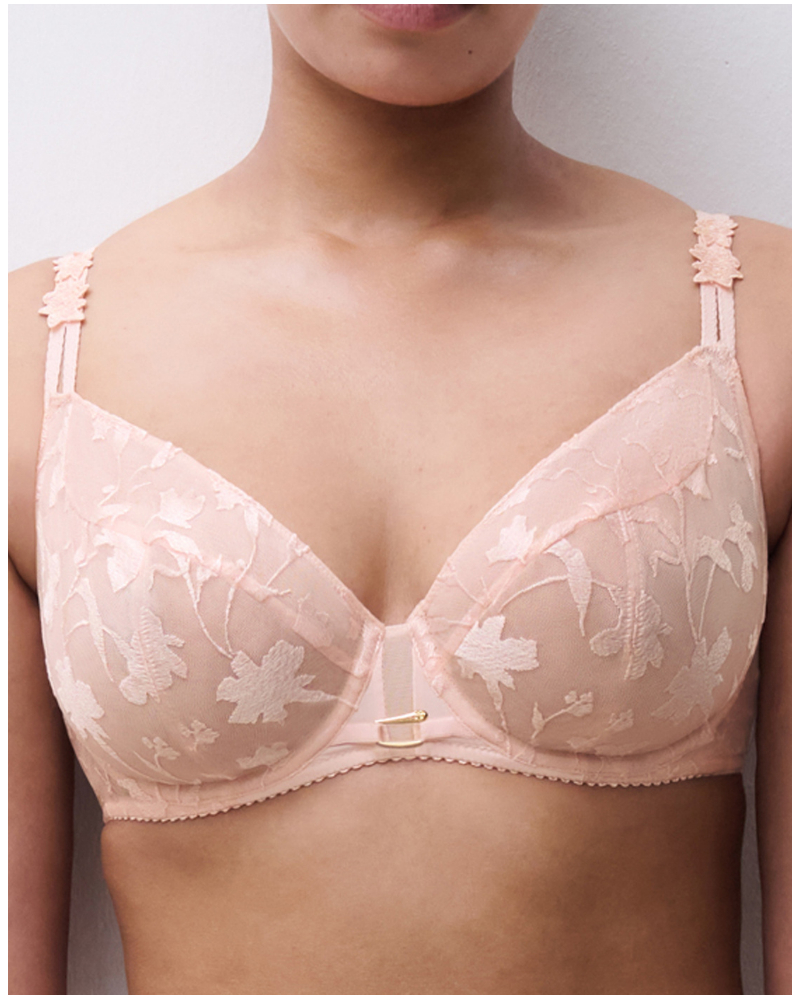 Soutien-gorge armatures enveloppant Chantelle Idyll (Rose Taffetas)