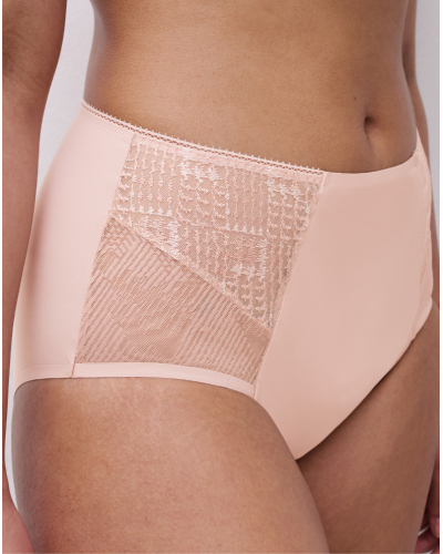 Culotte maintien taille haute Chantelle Intrigue (Soft Pink)