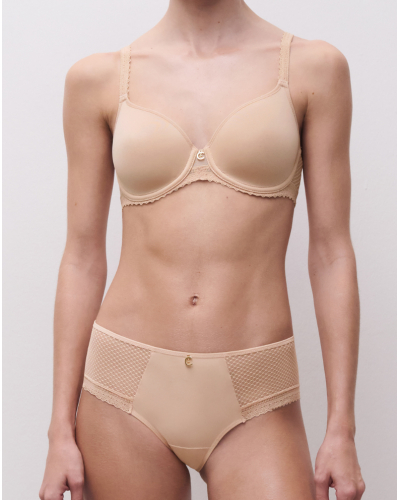 Sujetador con aros spacer Chantelle Romance (Beige Doré)
