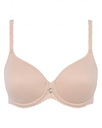 Soutien-gorge armatures enveloppant spacer Chantelle Romance (Beige Doré)