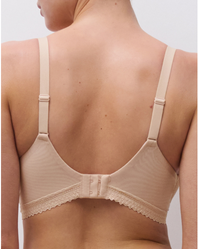 Sujetador preformado plunge Chantelle Romance (Beige Doré)