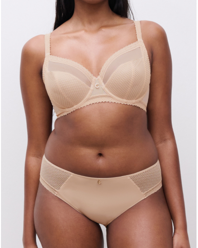 Underwired bra Chantelle Romance (Beige Doré)