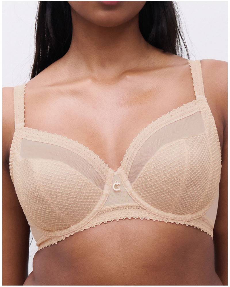 Soutien-gorge emboitant Chantelle Romance (Beige Doré)
