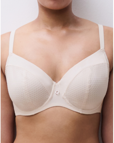 Sujetador con aros envolvente Chantelle Easy Feel Honey (Talc)