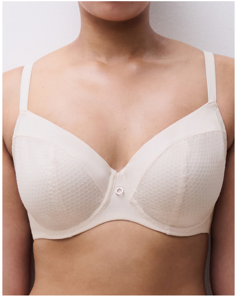 Sujetador con aros envolvente Chantelle Easy Feel Honey (Talc)