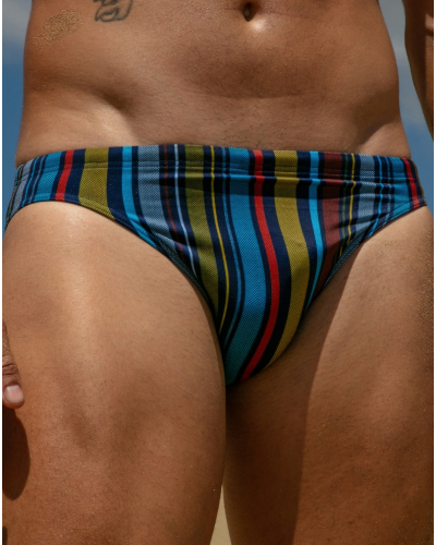 Micro calzoncillo de baño HOM Marni (Rayures Multicolore)