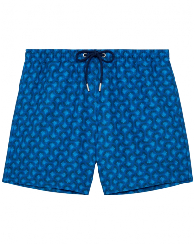 Boxer de baño HOM Trinacria (Imprimé Bleu Marine)