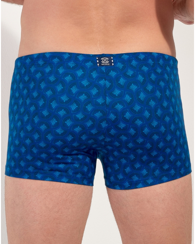 Short de bain HOM Trinacria (Imprimé Bleu Marine)