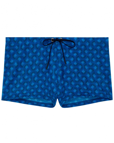 Short de bain HOM Trinacria (Imprimé Bleu Marine)