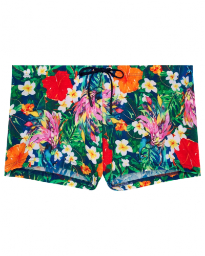 Bañador HOM Peacock (Imprimé Floral Multicolore)