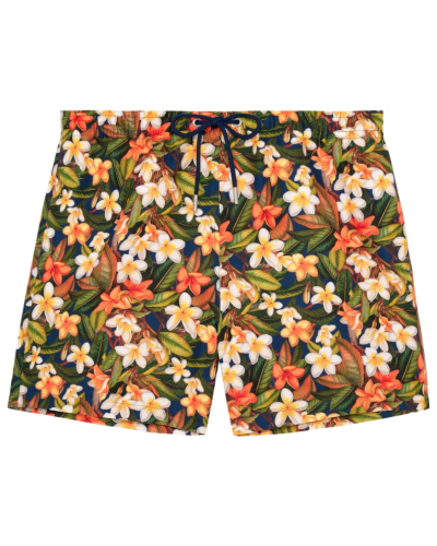 Boxer de bain HOM Etna (Imprimé Marine Floral)