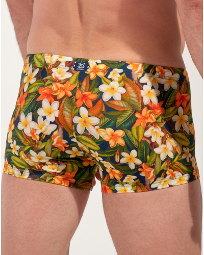 Bath short HOM Etna (Imprimé Marine Floral)