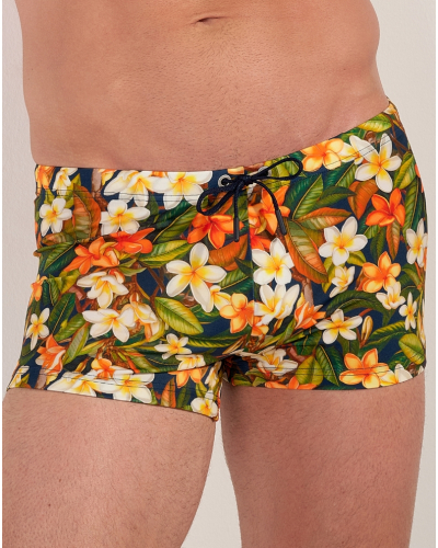 Bañador HOM Etna (Imprimé Marine Floral)