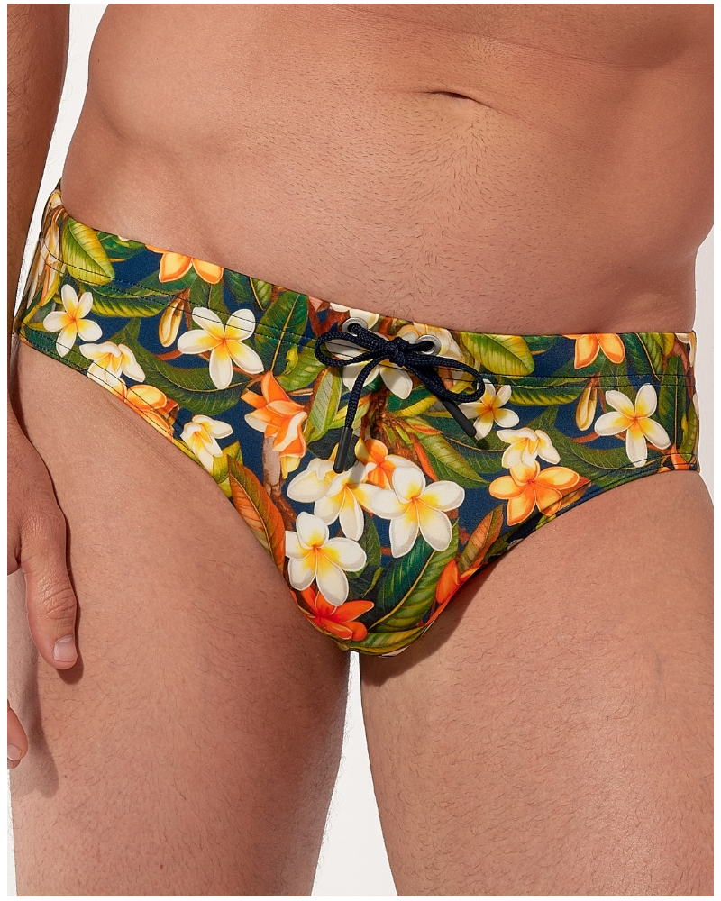 Mini bath brief HOM Etna (Imprimé Marine Floral)