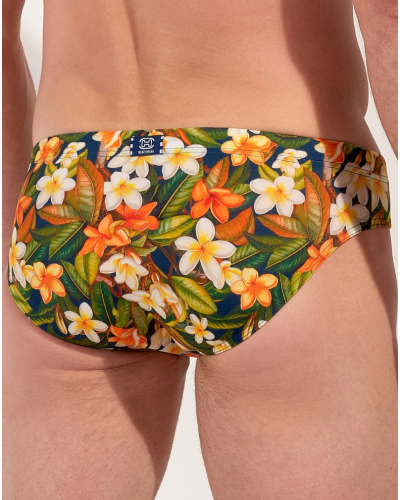 Mini calzoncillo de baño HOM Etna (Imprimé Marine Floral)