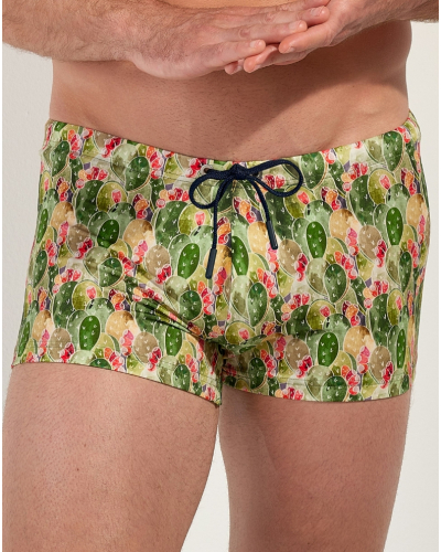 Bañadores HOM Taormina (Imprimé Vert)