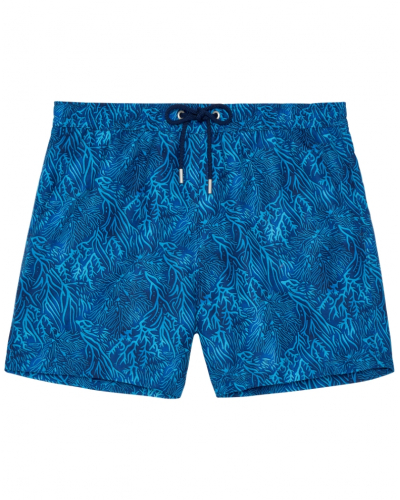 Boxer de bain HOM Panarea (Imprimé Bleu Turquoise)