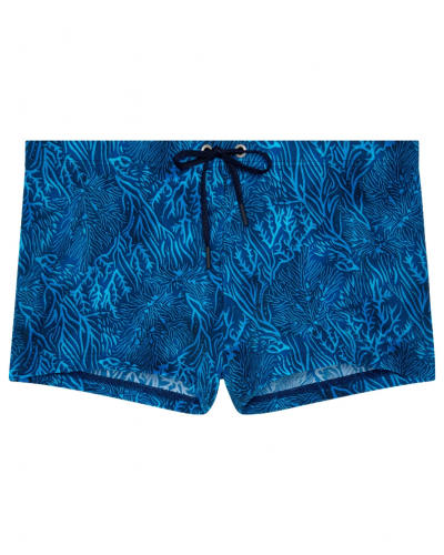 Short de bain HOM Panarea (Imprimé Bleu Turquoise)