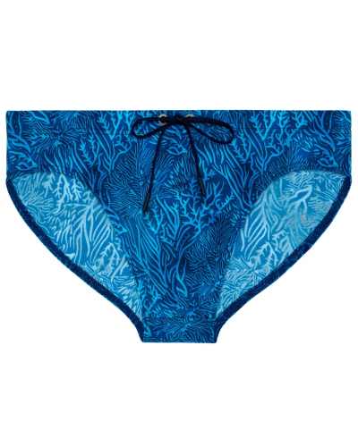 Mini swim briefs HOM Panarea (Imprimé Bleu Turquoise)
