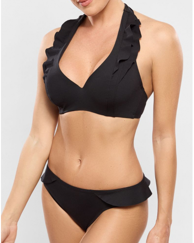 Low-rise swimsuit bottom Empreinte Glam (Black)