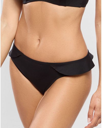 Braguita de baño de talle bajo Empreinte Glam (Negro)
