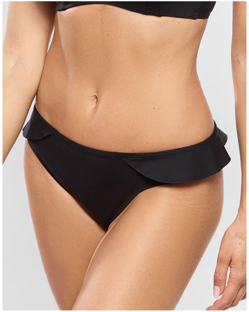 Braguita de baño de talle bajo Empreinte Glam (Negro)