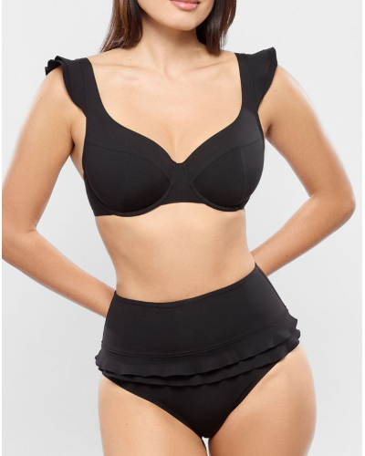 Braguita de baño de talle alto Empreinte Glam (Negro)