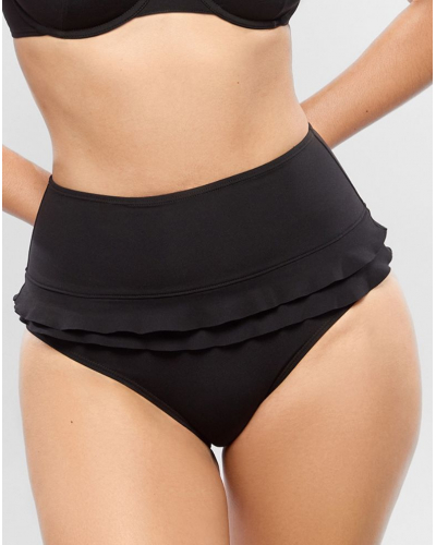 High-waist swimsuit bottom Empreinte Glam (Black)