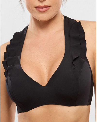 Soutien-gorge de bain triangle avec armatures Empreinte Glam (Noir)