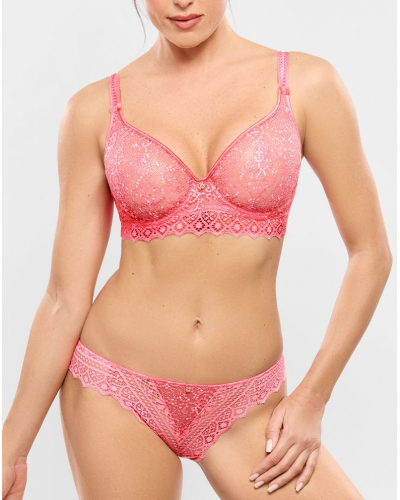 Thong Empreinte Cassiopée (Electric Pink)