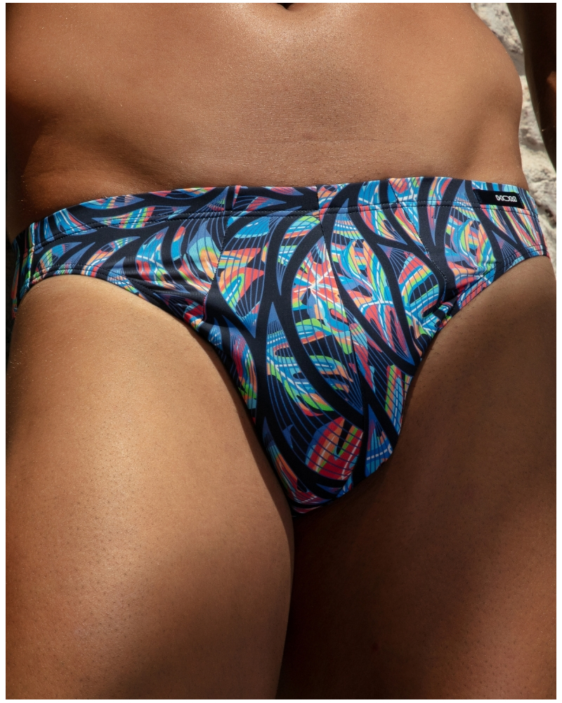 Micro briefs comfort HOM Indian Creek (Imprimé Multicolore)