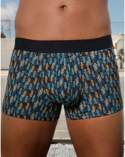 Boxer cotton HOM Westgate (Imprimé Bleu/Multicolore)