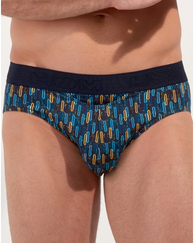 Mini slip modal et coton HOM Westgate (Imprimé Bleu/Multicolore)