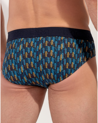 Mini slip modal et coton HOM Westgate (Imprimé Bleu/Multicolore)