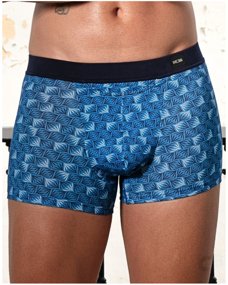 Boxer short HO1 modal and cotton HOM Beachcomber (Imprimé Bleu)