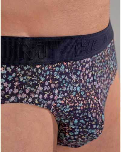 Mini slip modal et coton HOM Vineyard (Imprimé Marine/Multicolore)