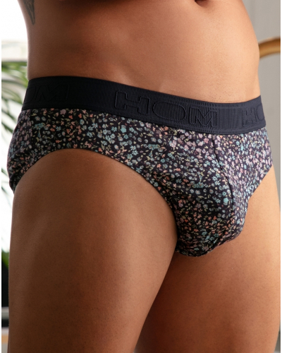 Mini brief modal and cotton HOM Vineyard (Imprimé Marine/Multicolore)