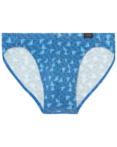 Micro brief comfort modal and cotton HOM Beachcomber (Imprimé Bleu)