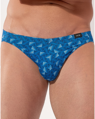 Micro brief comfort modal and cotton HOM Beachcomber (Imprimé Bleu)