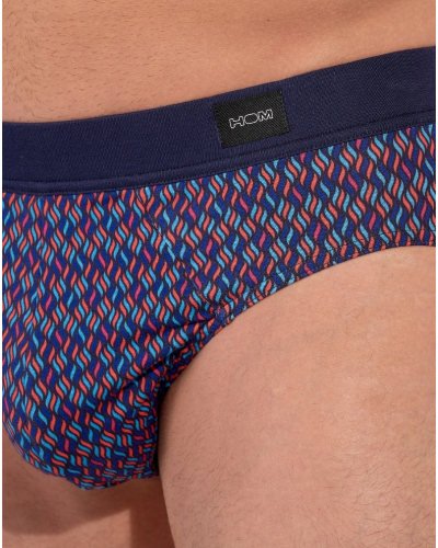 Mini slip confort en coton HOM Ocean Drive (Imprimé Rouge)