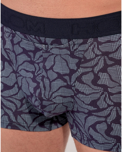 Boxer cotton HOM Long Island (Imprimé Marine)